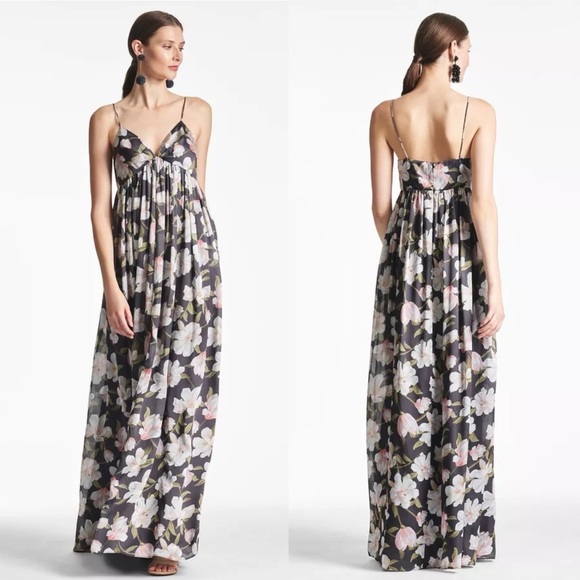 Sachin & Babi Floral‎ Maxi Dress Size 10 Jessica Floral Print A-line Gown NWT - Picture 1 of 13